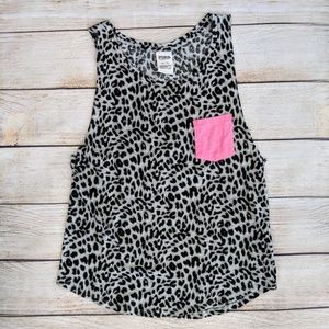 PINK Victoria's Secret Cheetah XS tank top